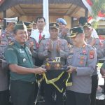Berikan Ucapan Selamat Hari Bhayangkara ke 77, Dandim Datangi Polres Pinrang
