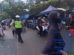 Personil Polsek Watang Sawitto Laksanakan Gatur Pagi, ini Tujuannya