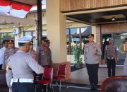 Kapolres Pinrang Pimpin Apel Gelar Pasukan Operasi Patuh Pallawa 2023