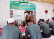 Seluruh Anggota Kodim 1420/Sidrap dan Persit KCK Cabang XLIV Menerima Pembinaan Mental Guna Tingkatkan Keimanan dan Ketakwaan