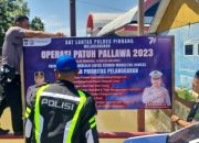 Operasi Patuh Pallawa 2023,Sat Lantas Polres Pinrang Pasang Spanduk Himbauan