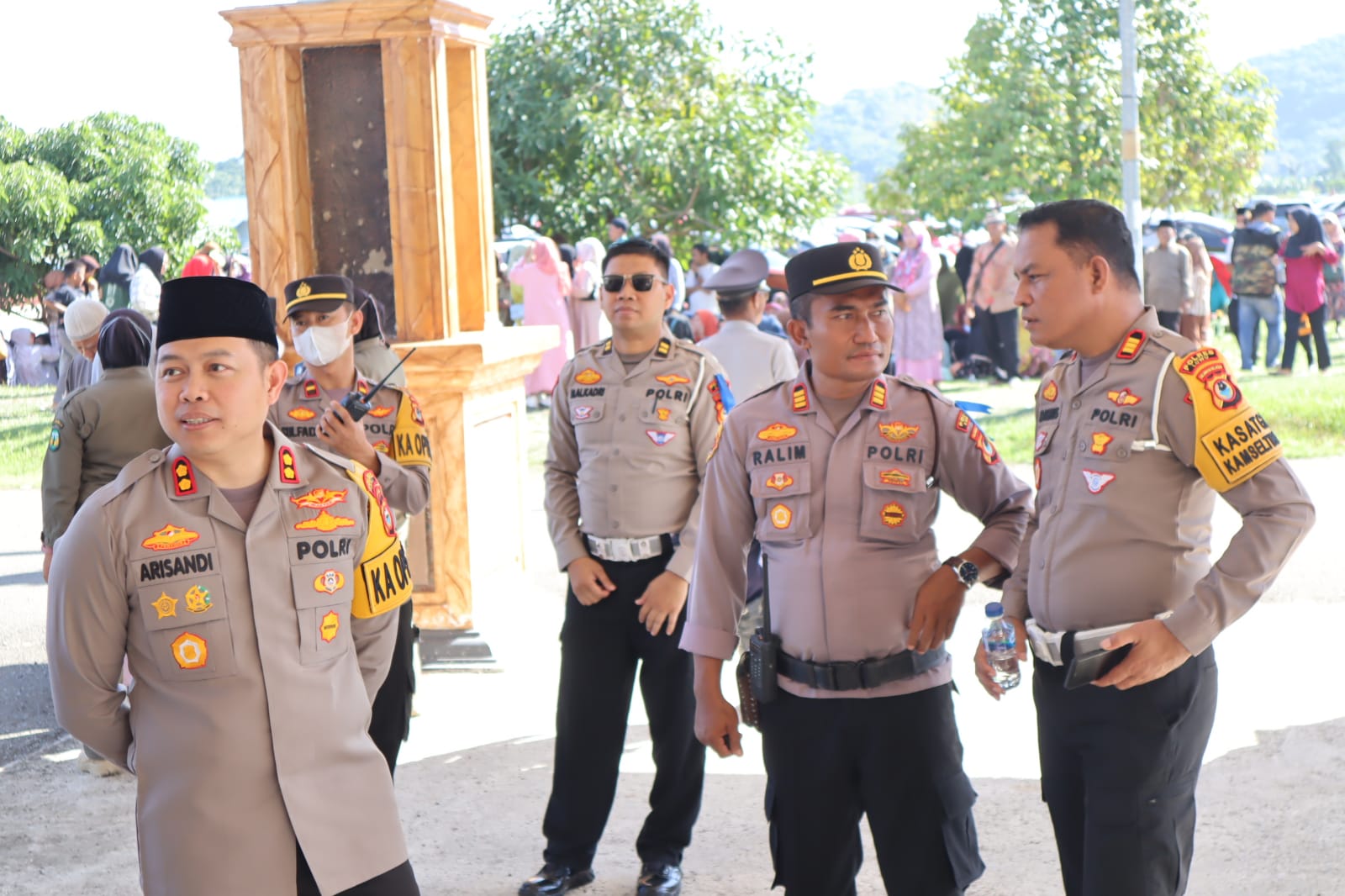 Kapolres Luwu Pimpin Langsung Pengamanan Penjemputan Jamaah Haji