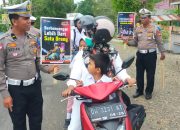 Ops Patuh Pallawa 2023, Satlantas Polres Bone Gunakan Papan Bicara Edukasi Masyarakat