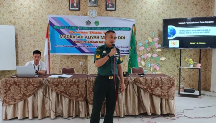 Menambah Wawasan Siswa, MATSAMA MA Mahad DDI Pangkajene Gandeng Narasumber Dari Berbagai Instansi