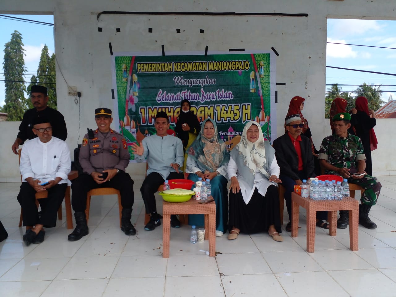 Kapolsek Maniang Pajo Pimpin Pengamanan Pawai Dalam Rangka Menyambut Tahun Baru Islam