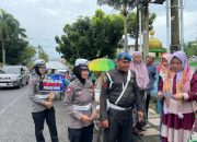 Polantas Bone Tebar Brosur Edukasi Tertib Berlalu Lintas Hari Ke-11 Ops Patuh 2023