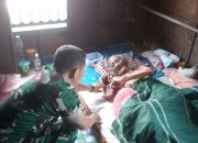 Kakek Langka Mendapat Kunjungan Khusus dari Babinsa dan Pendamping PKH Sidrap