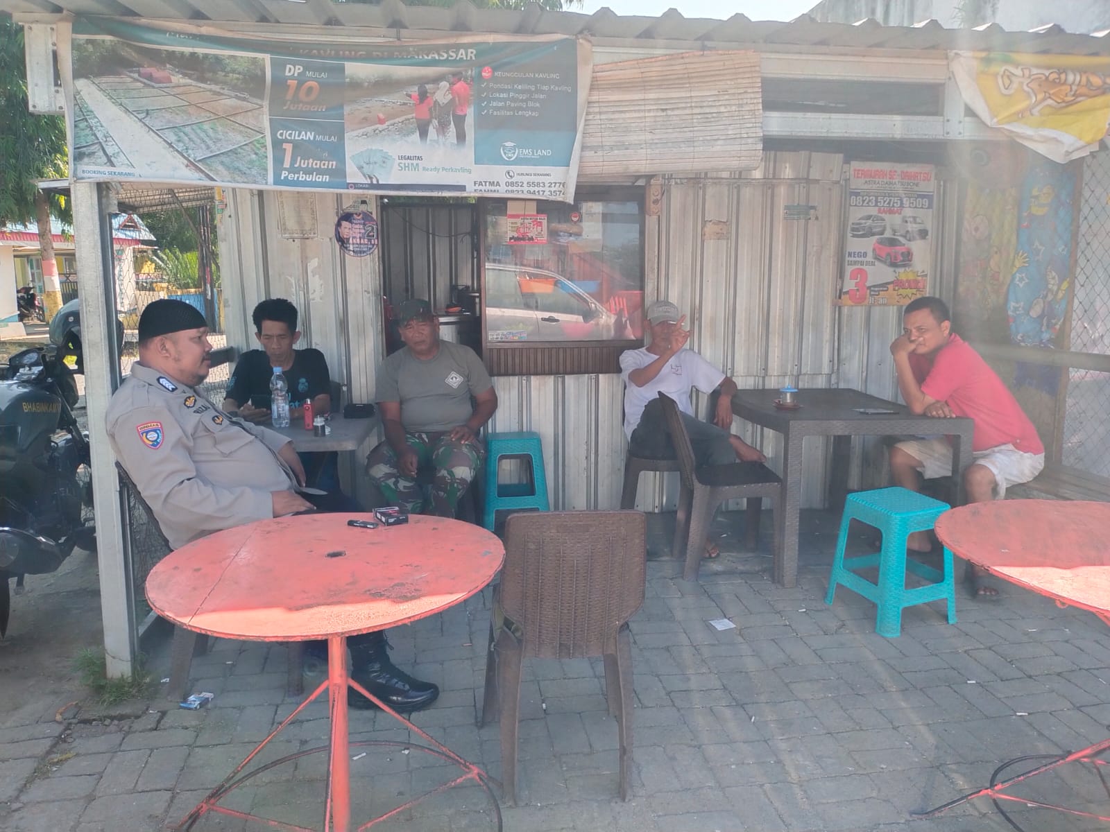 Ini Himbauan Bhabinkamtibmas Polsek Takkalala Saat Sambangi Warga Binaan