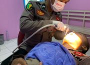 Personil Polres Pinrang melakukan Pemeriksaan Kesehatan Gigi dan Mulut