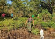 Kolaborasi Sukses: Koramil Panca Lautang dan Warga Bersatu dalam Karya Bakti untuk HUT RI ke-78