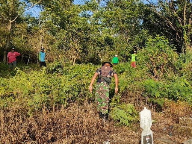 Kolaborasi Sukses: Koramil Panca Lautang dan Warga Bersatu dalam Karya Bakti untuk HUT RI ke-78