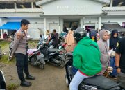 Bhabinkamtibmas Polsek Sajoangin Rutin Laksanakan PAM di Tempat Keramaian