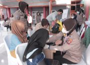 Sambut Hut Polwan Ke 75, Polwan Polres Parepare Gelar Bakti Kesehatan di Lapas Kelas II A Parepare