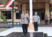 Jam Pimpinan,Kapolres Pinrang Pimpin Apel Pagi