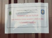 Personil Polsek Watang Sawitto Kawal Pengamanan Penutupan Kafe D’King Oleh Pemkab Pinrang