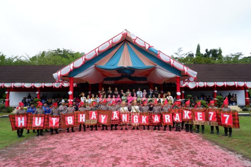 Dandim 1420/Sidrap Hadiri Upacara Peringatan HUT Bhayangkara Ke-77