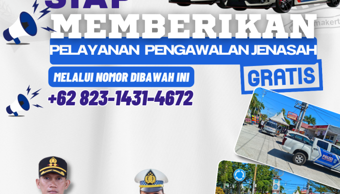 Maksimalkan Pelayanan, Polres Sidrap Buka Layanan Pengawalan Jenazah