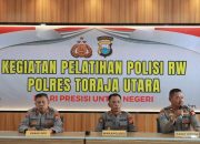 Polres Toraja Utara Gelar Pelatihan Polisi RW