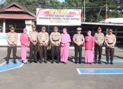 Kapolres Soppeng Pimpin Upacara Koorps Raport Kenaikan Pangkat Pengabdian Personil TMT 01 Agustus