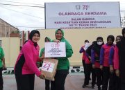 Persit KCK Cabang XLIV Kodim Sidrap Raih Juara 1 dalam Pertandingan Bola Volly Persahabatan