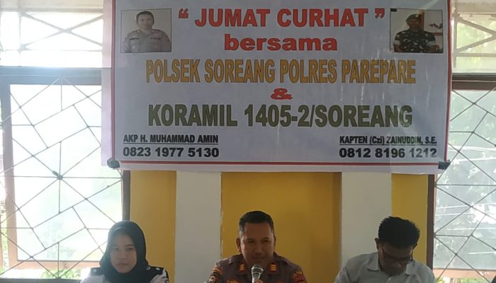 Jumat Curhat, Kapolsek Soreang Ingatkan Warga Waspada Bahaya Kebakaran