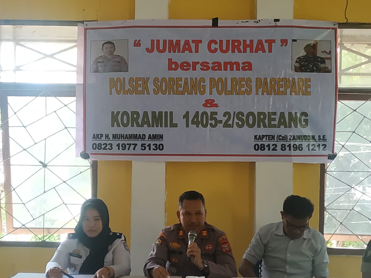 Jumat Curhat, Kapolsek Soreang Ingatkan Warga Waspada Bahaya Kebakaran