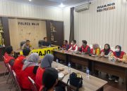 Polres Wajo Terima Audiensi dan Silaturahmi Mahasiswa KKN Unhas Makassar