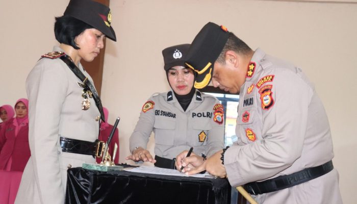Kapolres Gowa Pimpin Sertijab, AKP Ida Ayu Resmi Jabat Kasat Lantas Polres Gowa