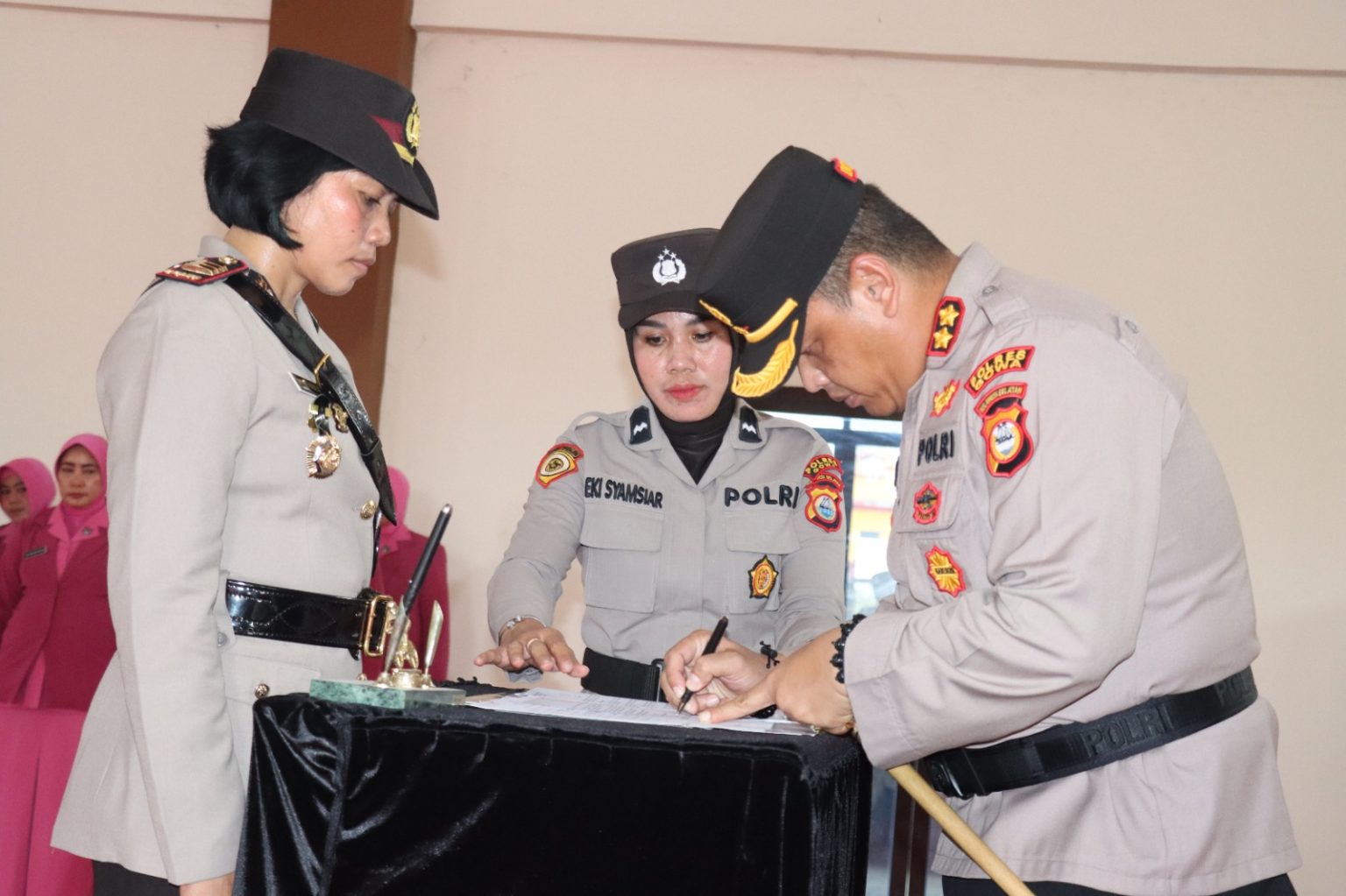 Pimpin Sertijab, AKP Ida Ayu Resmi Jabat Kasat Lantas Polres Gowa