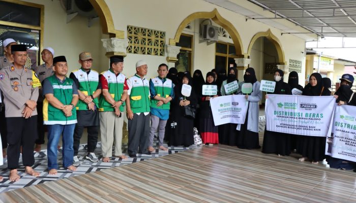 Polisi Syariah Kembali Beraksi Kini Salurkan Infaq Ke Pesantren