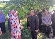 Wujud Empati, Kapolres Pinrang Pimpin Upacara Secara Dinas Pemakaman Anggota Polri