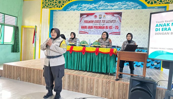 Polwan Berbagi Pengetahuan di MAN 2 Parepare, Meriahkan Peringatan Hari Jadi Polwan RI Ke-75