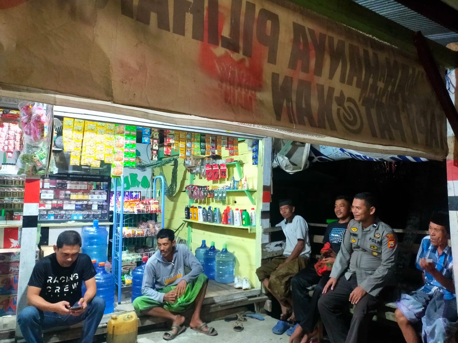 Patroli Biru Digelar Polsek Keera Polres Wajo Guna Antisipasi Gangguan Kamtibmas