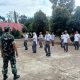 Koptu Junaedi, Babinsa Ramil Dua Pitue Sidrap Latih Pasukan Pengibar Bendera