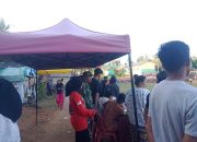 Pertandingan Bola Meriah di Desa Compong Dijaga Ketat Babinsa Ramil Dua Pitue Kodim Sidrap