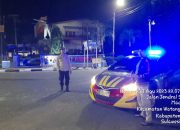 Pastikan Wilayah Hukum Aman Dan Kondusif, Polsek Watang Sawitto Laksanakan Patroli Malam