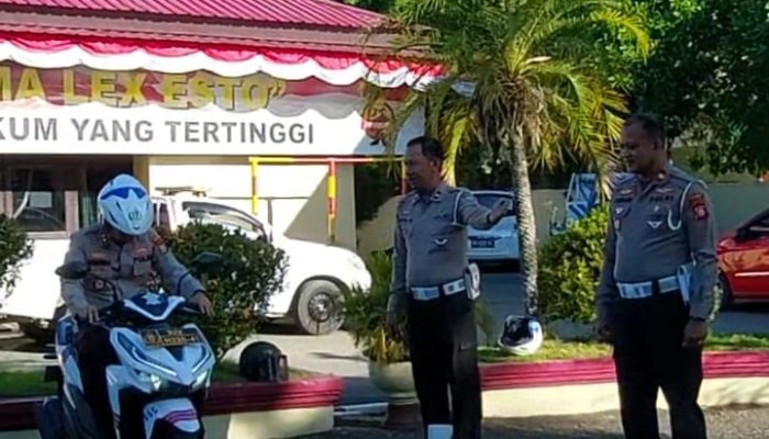 Sat Lantas Polres Pangkep Siap Gunakan Sirkuit Terbaru Uji Praktik SIM C