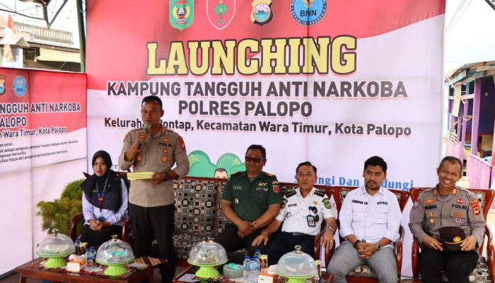 Cegah Narkoba, AKBP Safi’i Hadirkan Kampung Tangguh Bebas Narkoba Di Kota Palopo