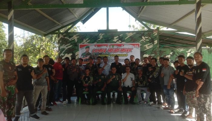 Kodim 1420/Sidrap Sukses Gelar Lomba Menembak dalam Rangka HUT Kemerdekaan ke-78