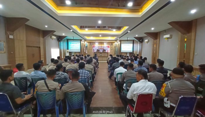 Ada Apa? Gabungan Polres Luwu Raya Berkumpul Di Polres Palopo
