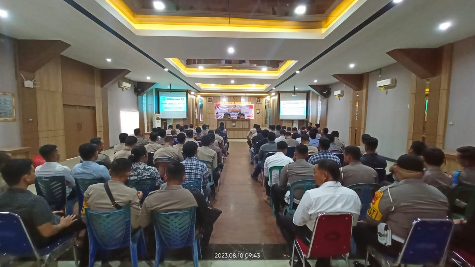 Ada Apa? Gabungan Polres Luwu Raya Berkumpul Di Polres Palopo