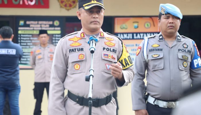 Kapolres Wajo Pimpin Sertijab Beberapa PJU Dan Kapolsek Jajaran