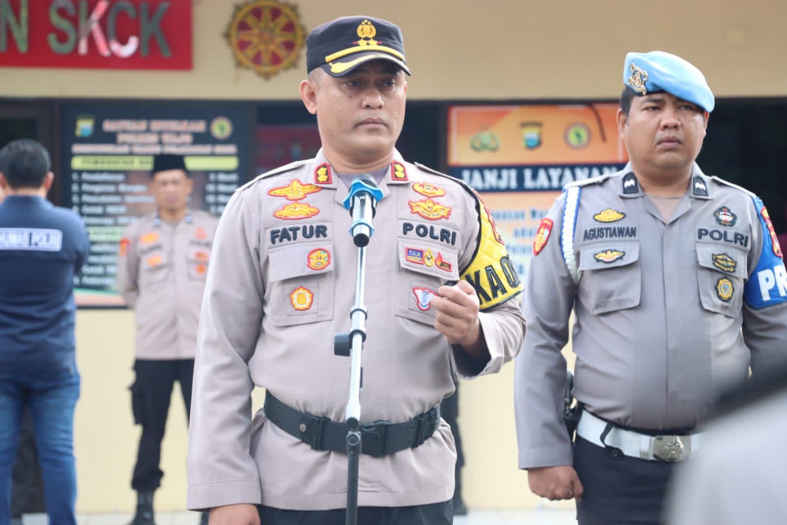 Kapolres Wajo Pimpin Sertijab Beberapa PJU Dan Kapolsek Jajaran