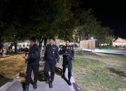 Guna Terpeliharanya Kamtibmas, Kasat Samapta Polres Wajo Bersama Personelnya Melaksanakan Patroli Malam