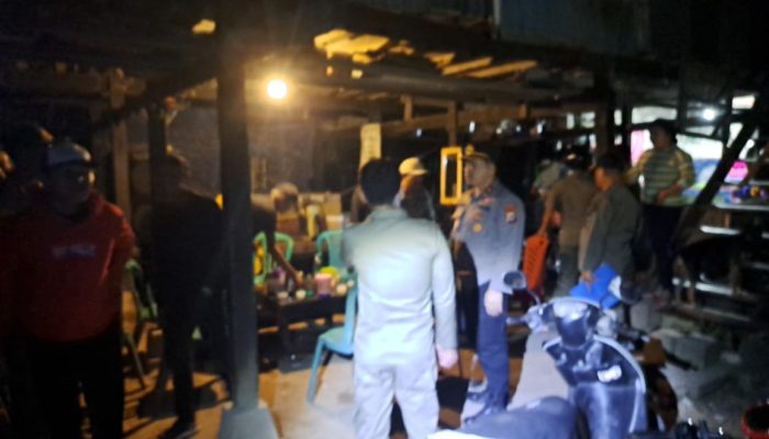 Tim Gabungan TNI-POLRI dan Satpol PP menggelar Cipkon