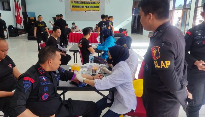 Rikkes Berkala, Danyon Brimob Parepare: Kita Pastikan Kondisi Kesehatan Personel Tetap Terjaga