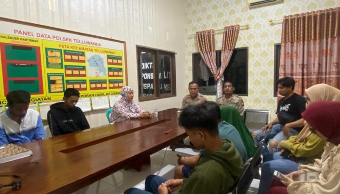 Melalui JR, Pemuda Yang Bertikai Didamaikan Polsek Telluwanua Polres Palopo