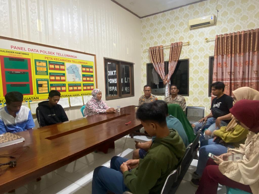 Melalui JR, Pemuda Yang Bertikai Didamaikan Polsek Telluwanua Polres Palopo