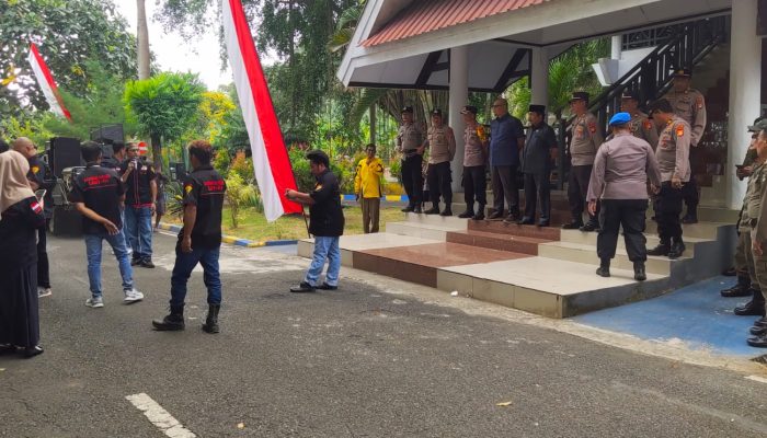 Kapolres Wajo Turunkan Personel Untuk Melaksanakan Pengamanan Demo LMR-RI