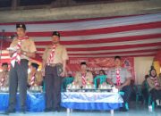 Kapolsek Majauleng Polres Wajo Hadiri Upacara Pembukaan Perkemahan Pramuka Tingkat SD dan SMP